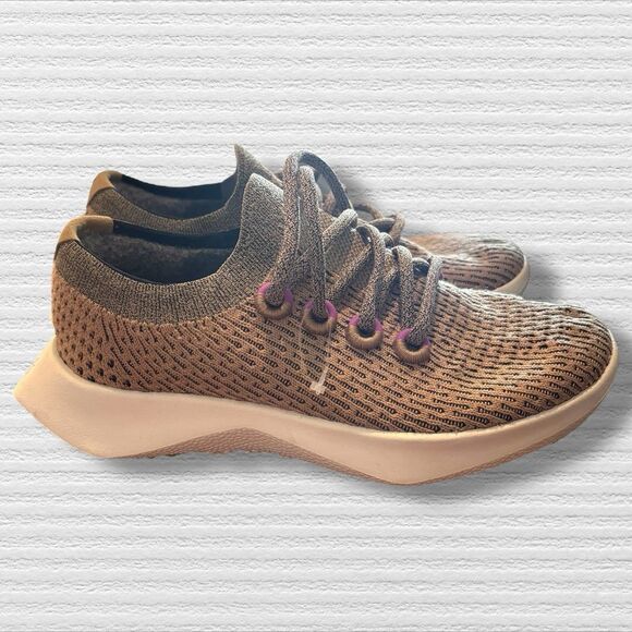 Allbirds Tree Dasher 2 Women’s 5.5 Tan Knit Running Shoes NWOT Sustainable TD2 - Picture 2 of 8